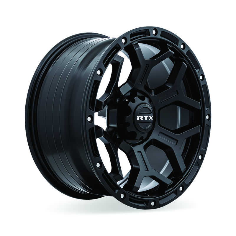 RTX Goliath Satin Black with Milled Rivets