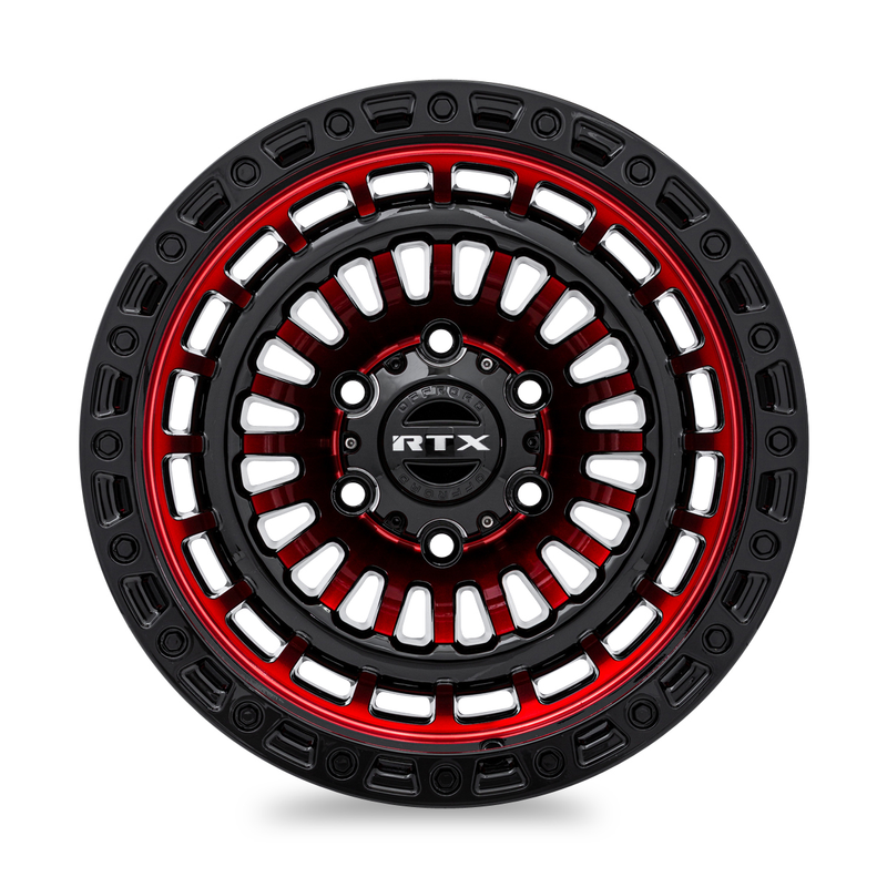 RTX Moab Gloss Black Machined Red