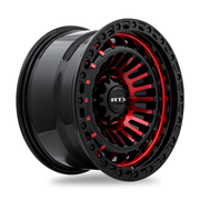 RTX Moab Gloss Black Machined Red