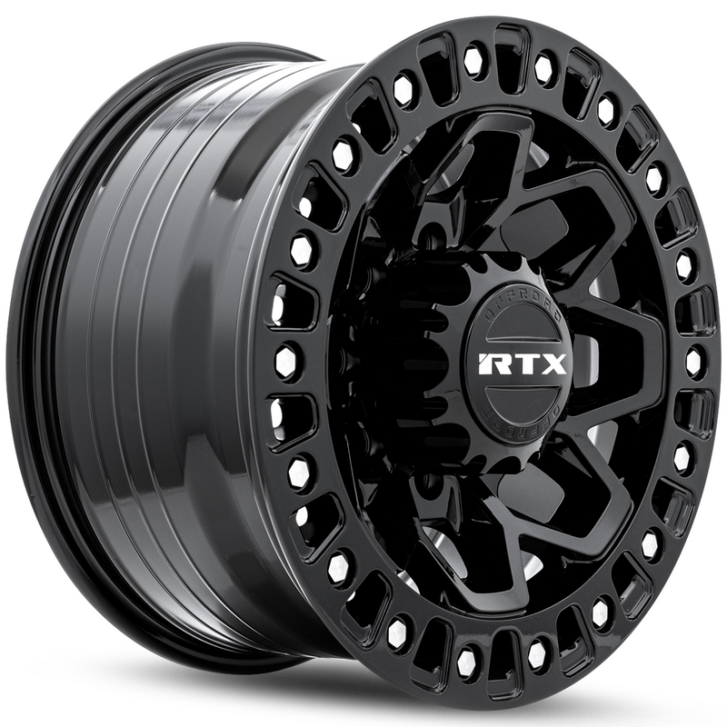 RTX Zion Gloss Black Milled Rivets