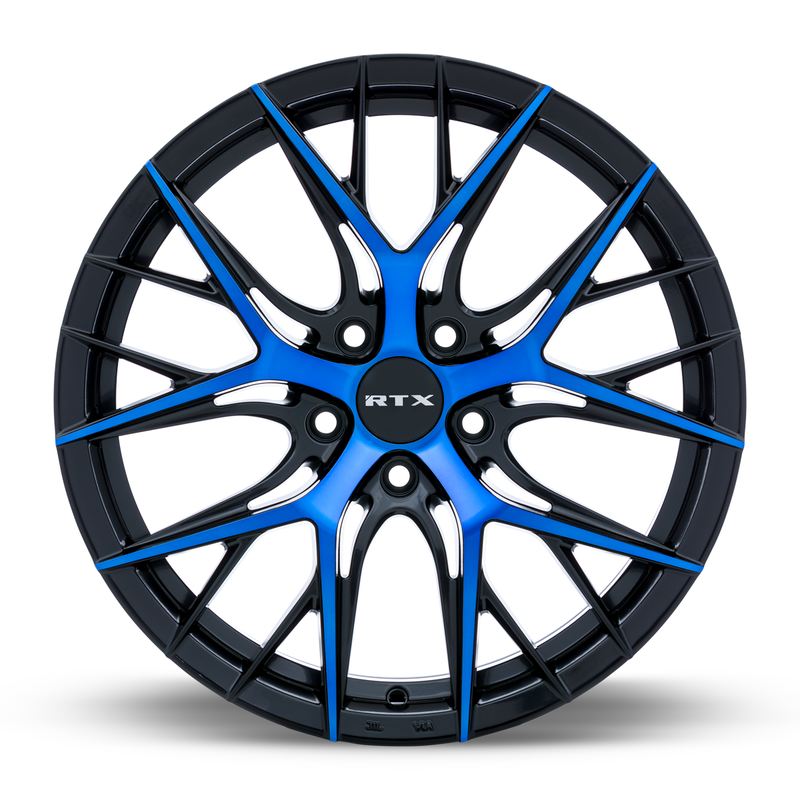 RTX Valkyrie Gloss Black Machined Blue