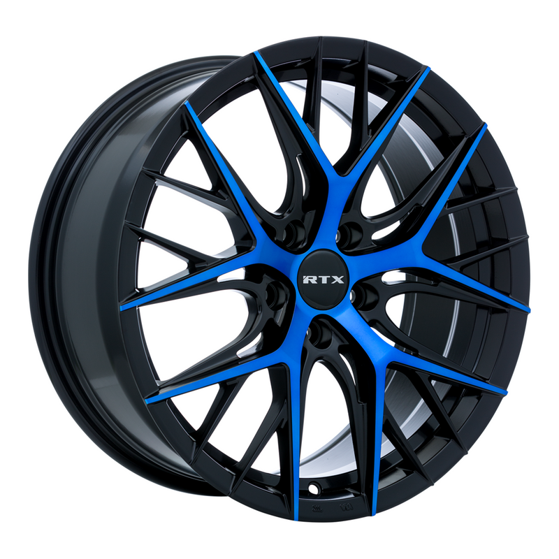 RTX Valkyrie Gloss Black Machined Blue