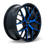 RTX Valkyrie Gloss Black Machined Blue