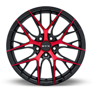 RTX Valkyrie Gloss Black Machined Red