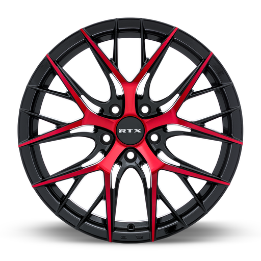 RTX Valkyrie Gloss Black Machined Red