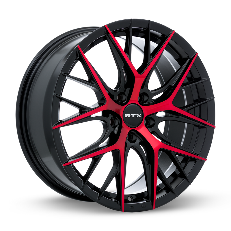RTX Valkyrie Gloss Black Machined Red