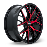 RTX Valkyrie Gloss Black Machined Red