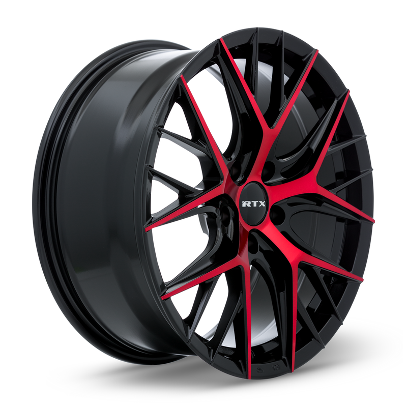 RTX Valkyrie Gloss Black Machined Red