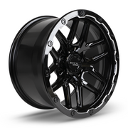 RTX Volcano Gloss Black Milled Edge