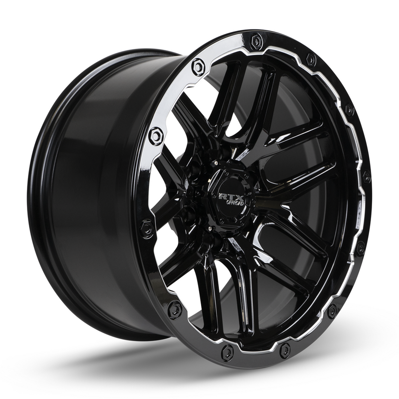 RTX Volcano Gloss Black Milled Edge