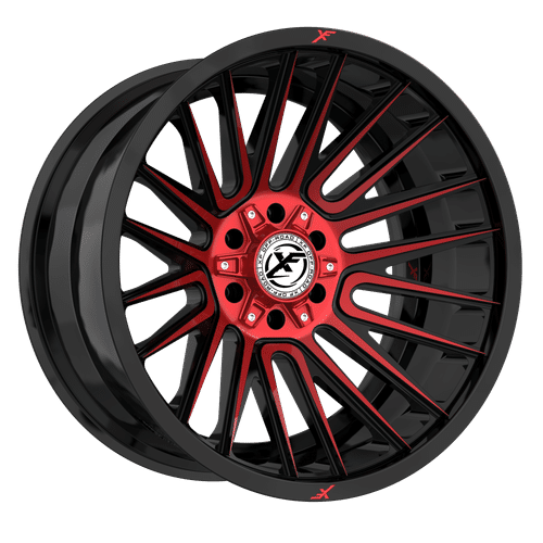 XF OFFROAD XF-234 Black Machined Red