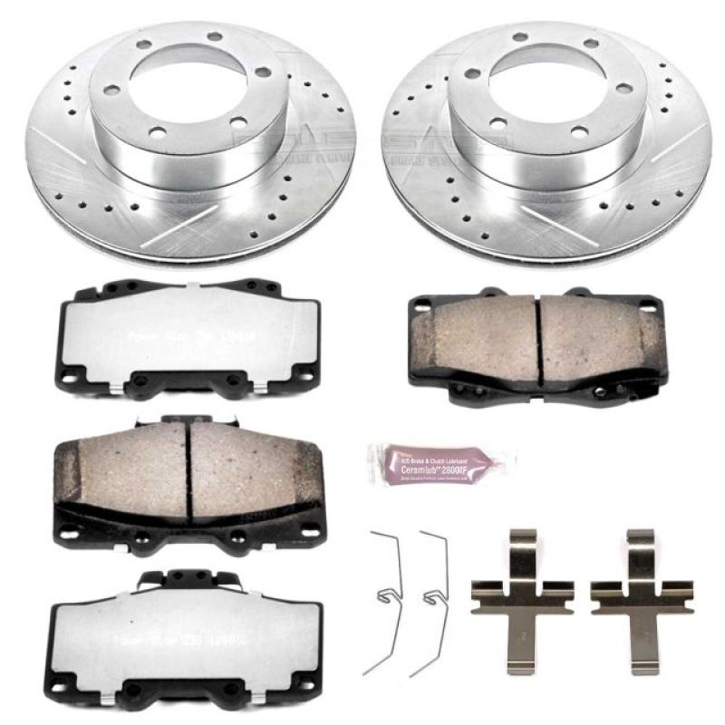 Power Stop 95-02 Toyota 4Runner Kit de Freins Avant Z36 pour Camionnettes et Remorquage