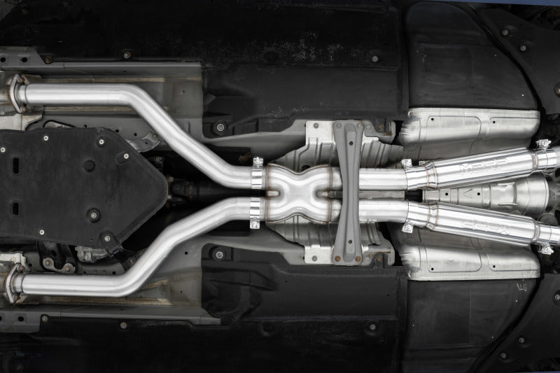 MBRP 16-22 Infiniti Q50 3.0L RWD/AWD 3 pouces Cat-Back Double Split Arrière Street Version T304
