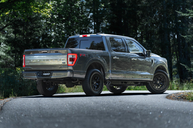 MBRP 2021 Ford F-150 2.7L EcoBoost / 3.5L EcoBoost / 5.0L 3po Cat Back Sortie latérale simple Noir