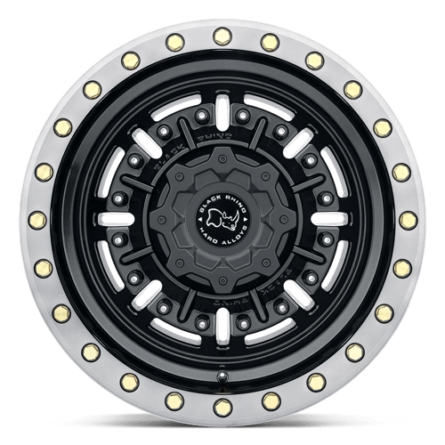 Black Rhino ABRAMS Gloss Gun Black W/ Machined Dark Tint