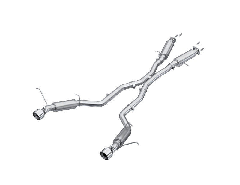 MBRP 2012+ Jeep Grand Cherokee SRT 6.4L Échappement catback aluminisé à double sortie arrière - Embouts T304