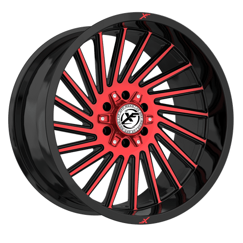 XF OFFROAD XF-239 Black Machined Red