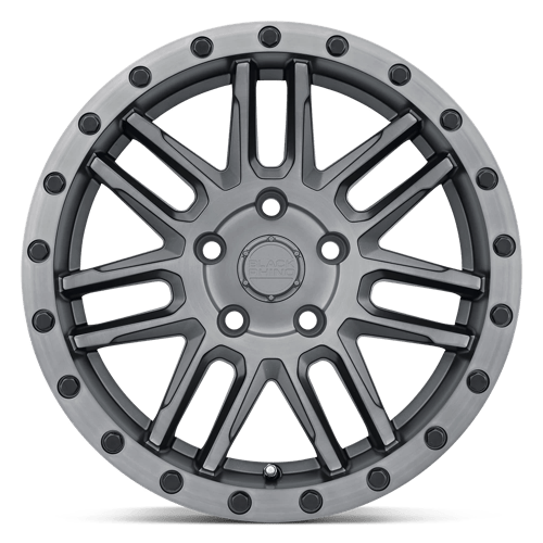 Black Rhino ARCHES Matte Brushed Gunmetal W/ Black Bolts
