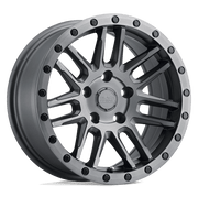 Black Rhino ARCHES Matte Brushed Gunmetal W/ Black Bolts