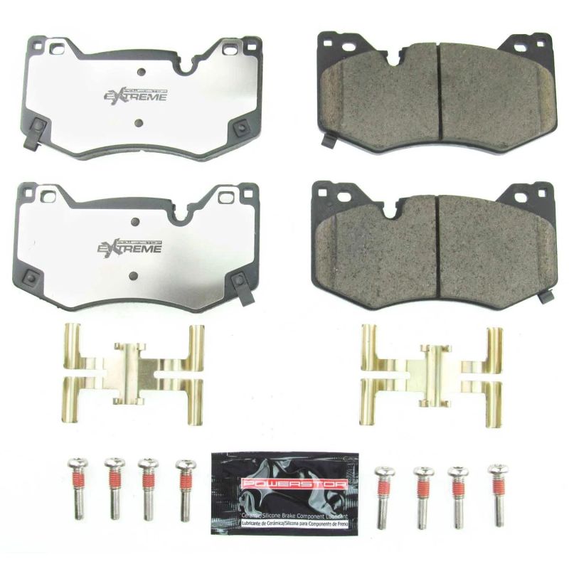 Plaquettes de frein avant Z26 Extreme Street Power Stop pour Chevrolet Corvette 2020 avec accessoires