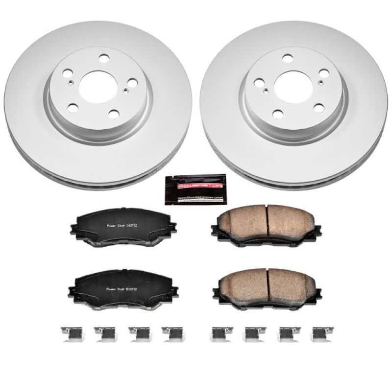 Kit de freins avant Power Stop 09-10 Pontiac Vibe Z17 Evolution revêtement Geomet