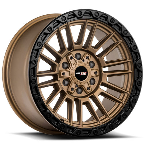 VORTEK VRT-604 Matte Bronze Black Bead Ring