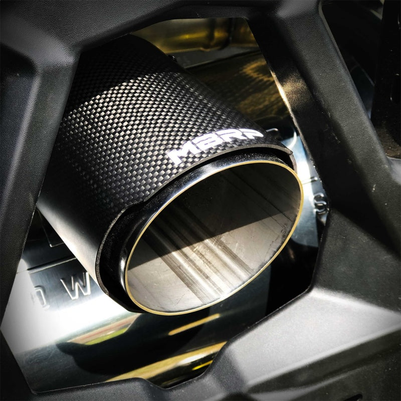 MBRP 18-19 Can-Am Maverick Sport 1000R Sortie centrale d'échappement à enfiler - Série Performance