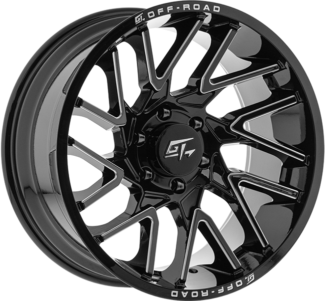 GT OFFROAD AGGRESSION Gloss Black Milled