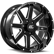 GT OFFROAD INVASION Gloss Black Milled