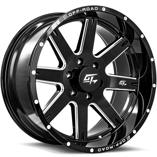 GT OFFROAD INVASION Gloss Black Milled