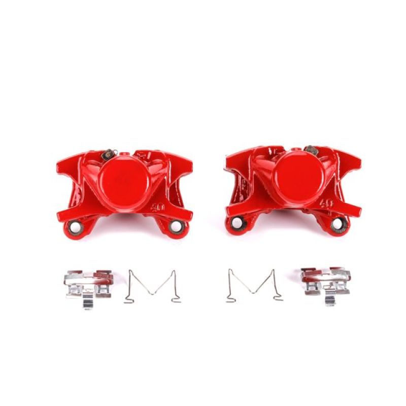 Étriers rouges arrière Power Stop pour Lexus IS300 01-05 sans supports - Paire