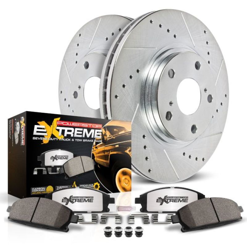 Power Stop 95-02 Toyota 4Runner Kit de Freins Avant Z36 pour Camionnettes et Remorquage