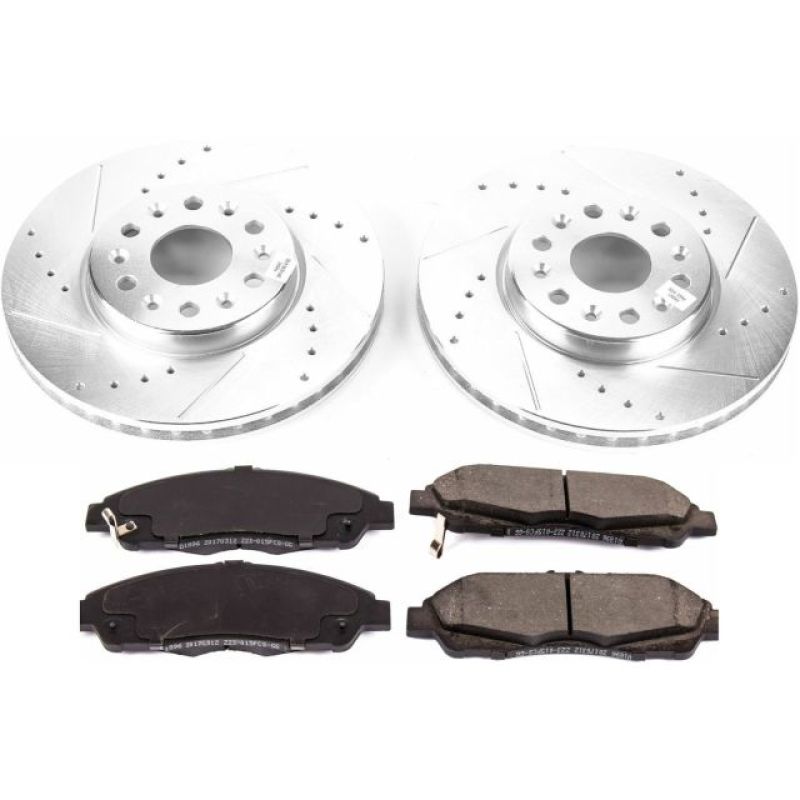 Kit de Frein Sport Power Stop 17-18 GMC Acadia Avant Z23 Evolution