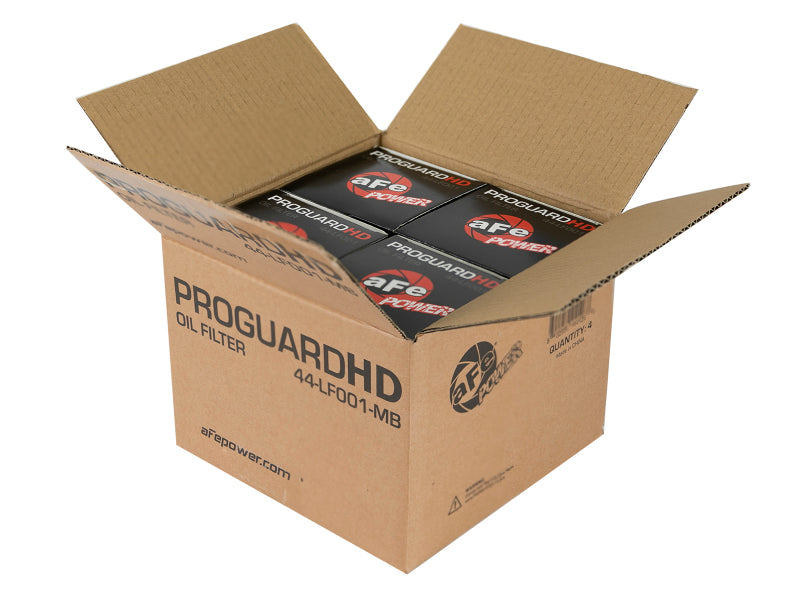aFe ProGuard D2 Filtres à huile pour camions diesel GM 01-17 V8-6.6L (Paquet de 4)