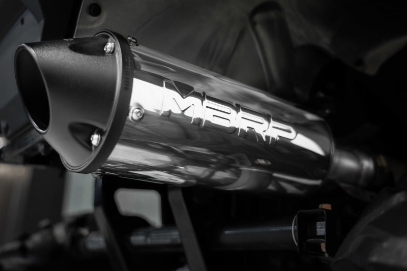 MBRP Échappement Performance Series Slip-On unique de 5 po pour Polaris Hawkeye 325/Sportsman ETX 2015
