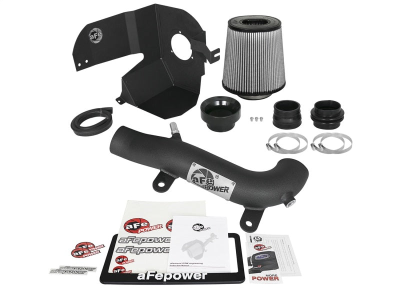 aFe Magnum FORCE Stage-2 XP Pro DRY S Système d'admission d'air froid 2018+ Jeep Wrangler (JL) V6 3.6L