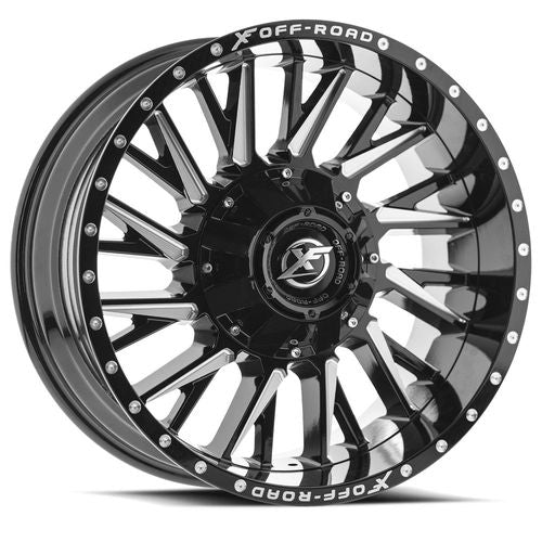 XF OFFROAD XF-226  Gloss Black Milled