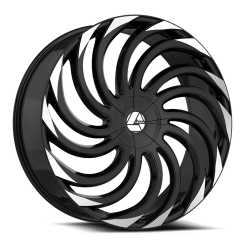 AZARA AZA-534BM Gloss Black Machined