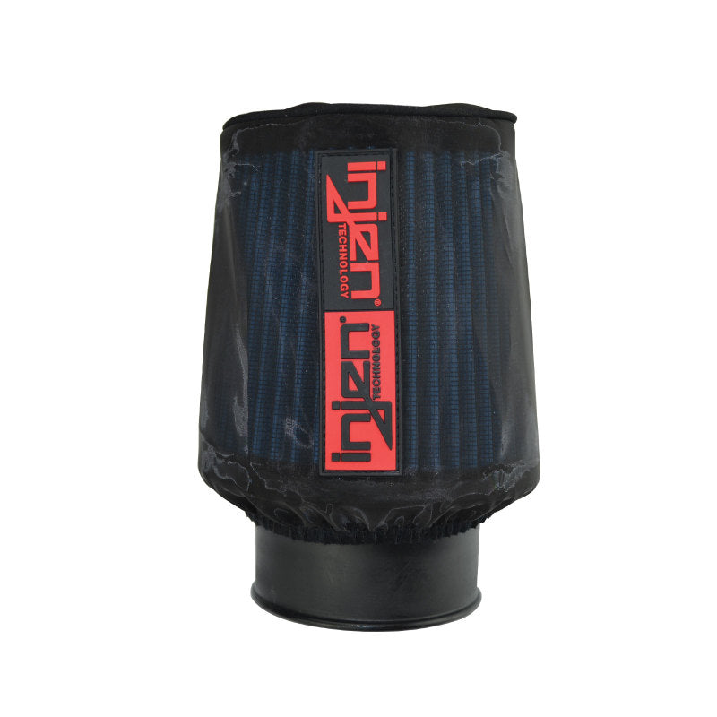 Préfiltre hydrofuge noir Injen compatible X-1051 Base de 6-1/2 pouces / Hauteur de 7 pouces / Dessus de 4-1/2 pouces