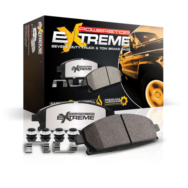 Plaquettes de frein arrière Power Stop Z36 Truck & Tow avec accessoires pour Ram 2500 2019