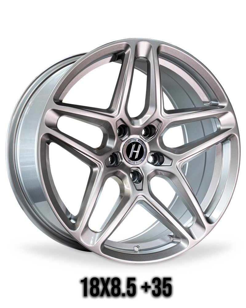 Heritage Wheel EBISU MonoC Silver 18x8.5