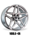 Heritage Wheel EBISU MonoC Silver 18x8.5