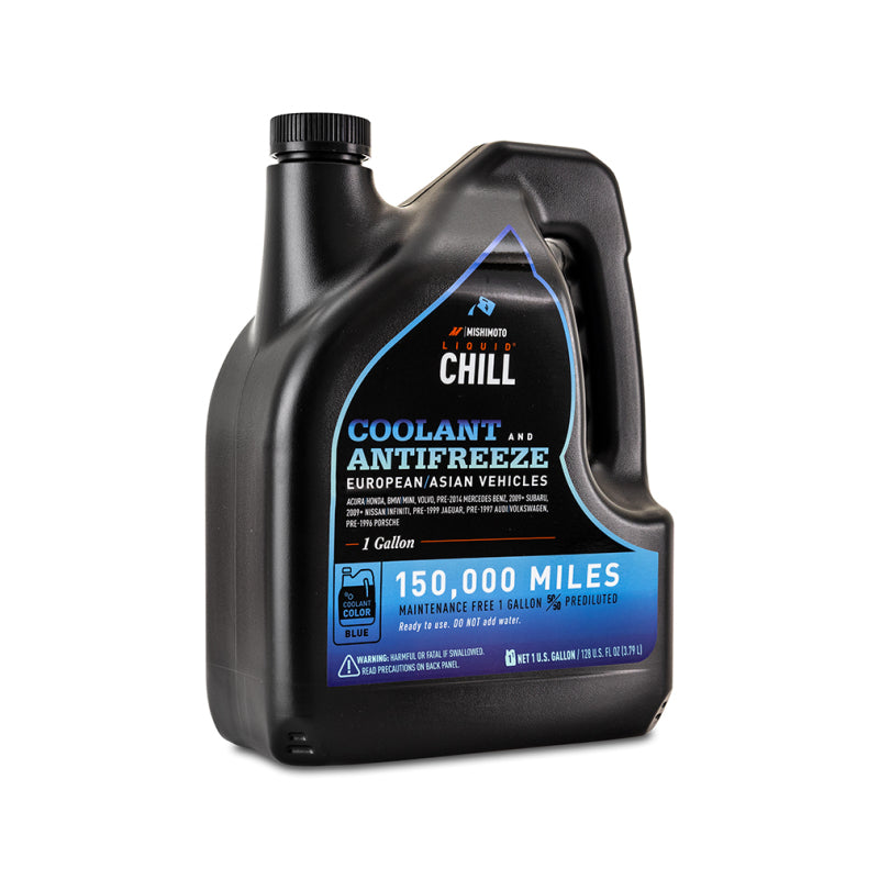 Mishimoto Liquid Chill EG Liquide de refroidissement, véhicules européens/asiatiques, bleu
