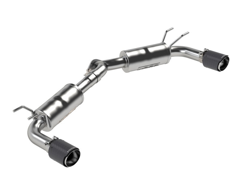 MBRP 19-23 Mazda 3 Hatchback T304SS 2.5in Axle-Back, double sortie arrière avec embouts en fibre de carbone