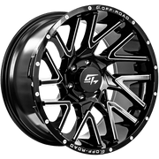 GT OFFROAD Aggression Gloss Black Milled