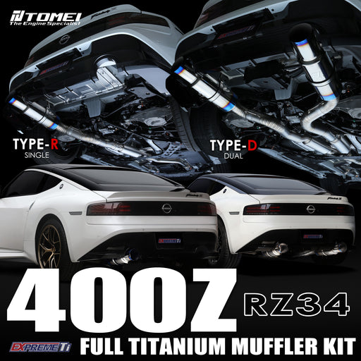 TOMEI FULL TITANIUM MUFFLER EXPREME Ti 400Z RZ34 TYPE-R