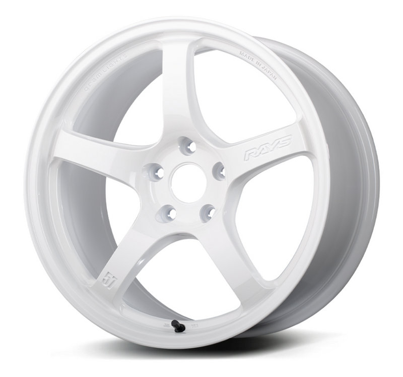 RAYS Gram Lights 57CR 18x9.5 5x114.3 ET38 (CERAMIC PEARL WHITE) (CPP) **SET OF 4**