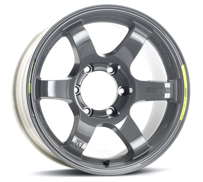 RAYS Gram Lights 57DR-X 2122 18x9.0 6x139.7 ET0 (ARMS GRAY / GLOSSY GRAY) (AG) **SET OF 4**