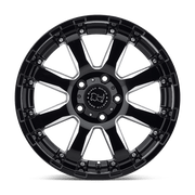 Black Rhino SIERRA Gloss Black W/ Milled Spokes