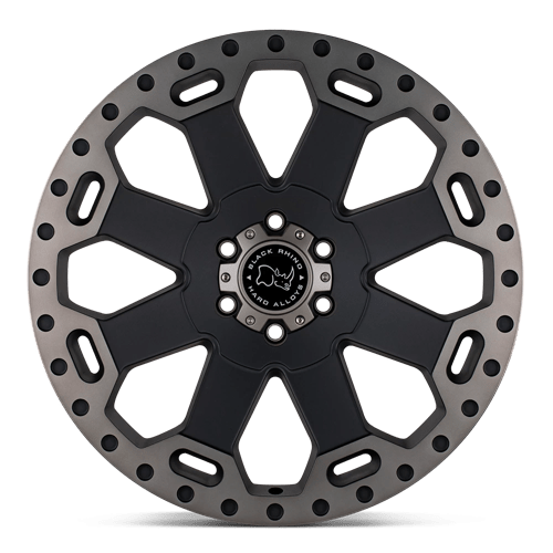 Black Rhino WARLORD Matte Black W/ Machined Dark Tint